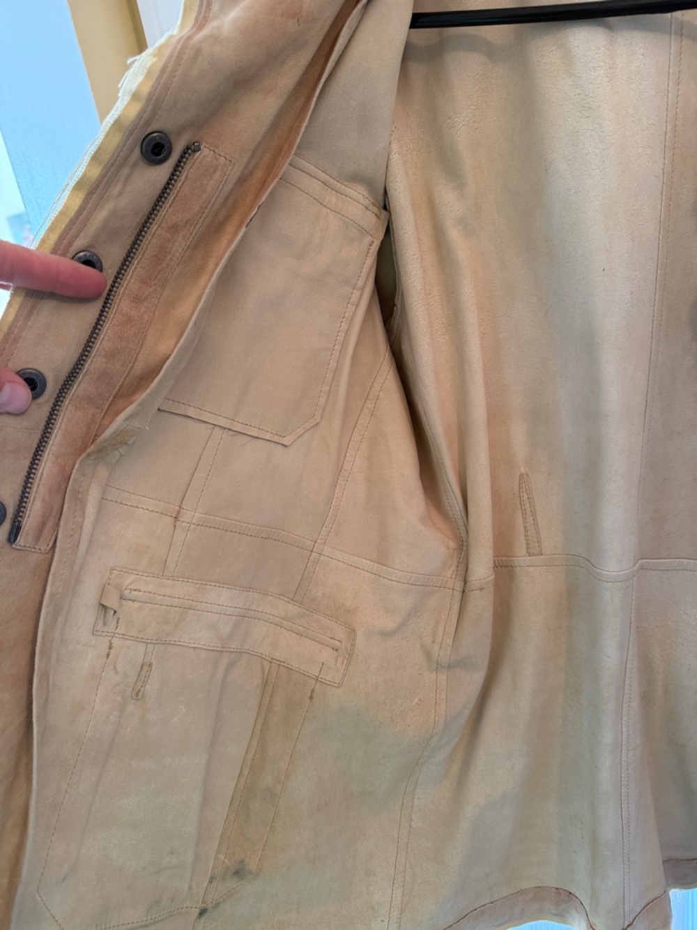 Jakett…etc. Meryl Waxed Suede Jacket Chamois leather jacket - Picture 11 of 17